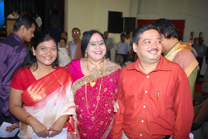 With Sujata Mukhopadhyay And Joyanto Chowdhury Research Scholars